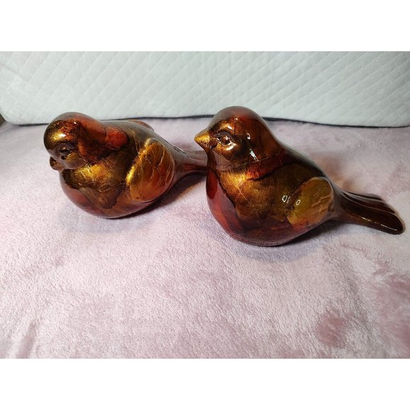Other - Ceramic Pottery Bird ( Bronze Sheen) 2pcs